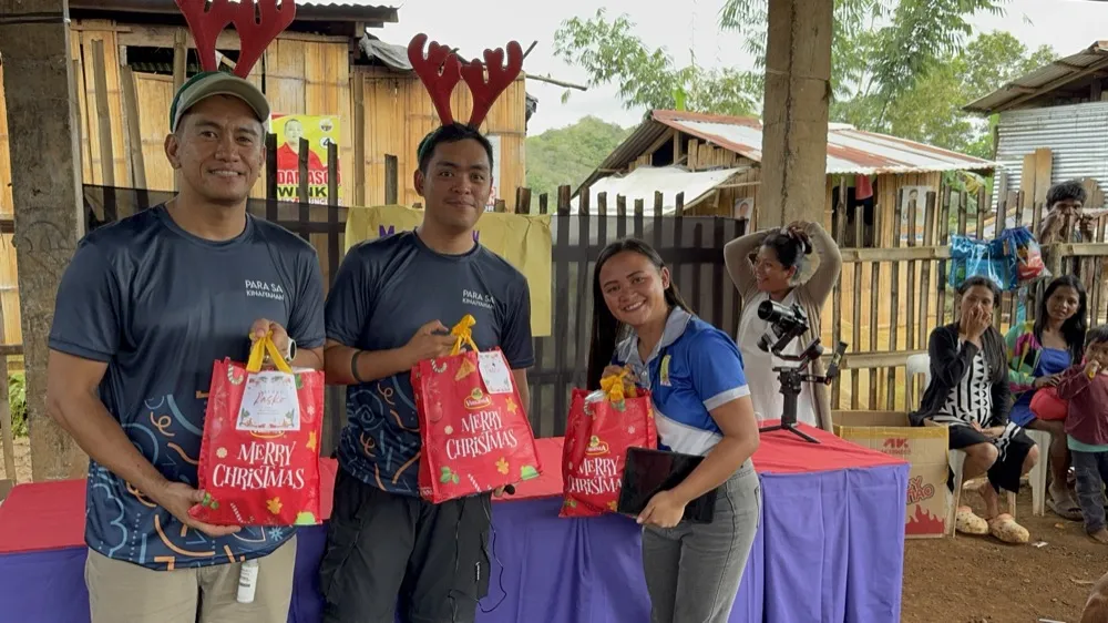 Community gathering during Foundation outreach event