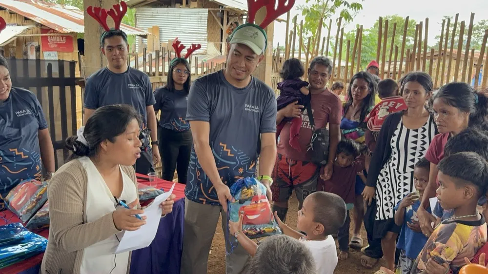Community outreach gathering in Bukidnon