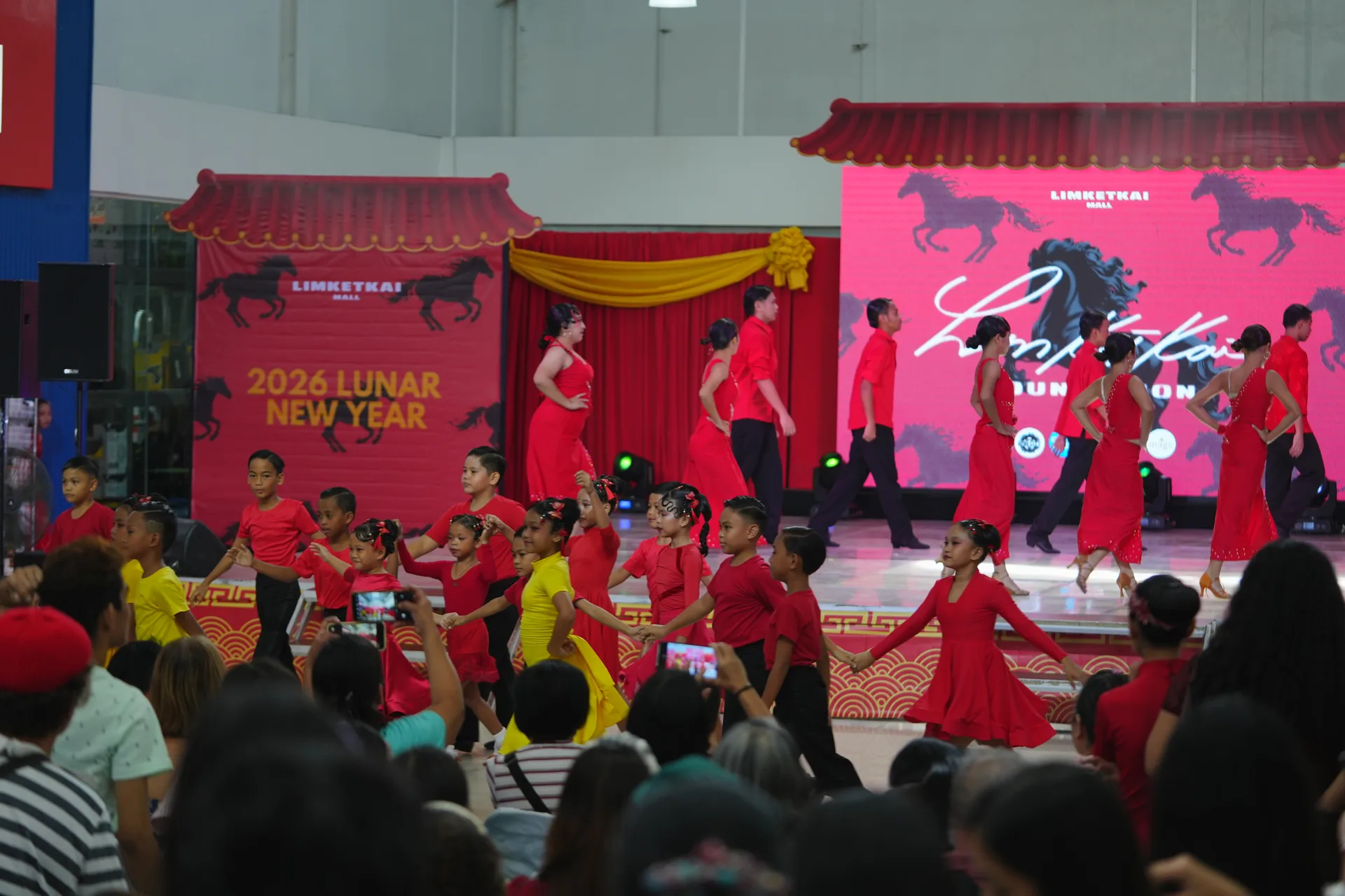 Children performing DanceSport at Lunar New Year celebration